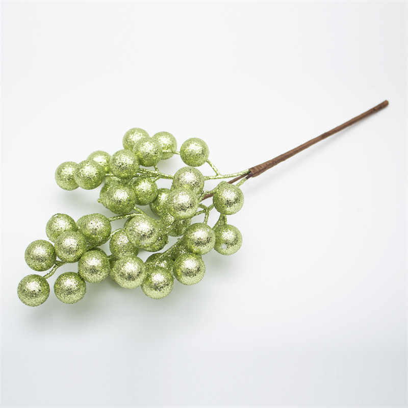 Grass Green Berry Stems Christmas Arrangement